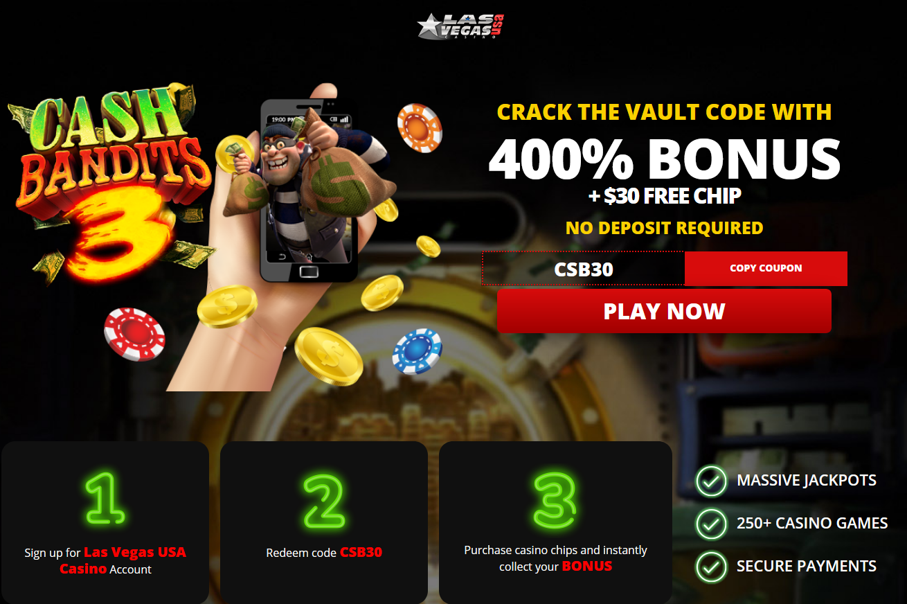400% WELCOME BONUS +
$30 FREE CHIP 400% WELCOME BONUS + $30 FREE
CHIP