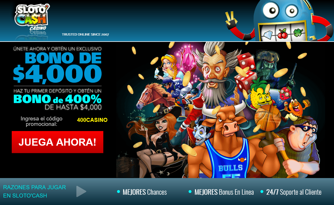 Slotocash 400% Offer Slotocash 400% Offer